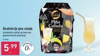 ALDI Alcoholvrije pina colada aanbieding