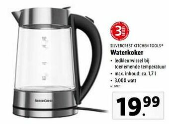 Lidl Silvercrest kitchen tools waterkoker aanbieding