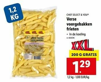 Lidl Verse voorgebakken frieten aanbieding