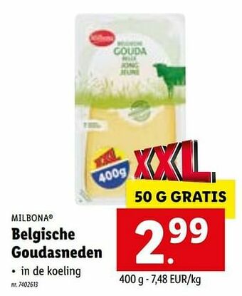 Lidl Belgische goudasneden aanbieding