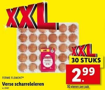 Lidl Verse scharreleieren aanbieding