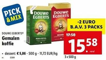 Lidl Gemalen koffie dessert aanbieding