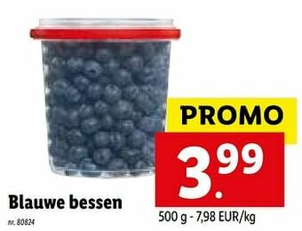 Lidl Blauwe bessen aanbieding