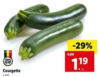 Lidl Courgette aanbieding