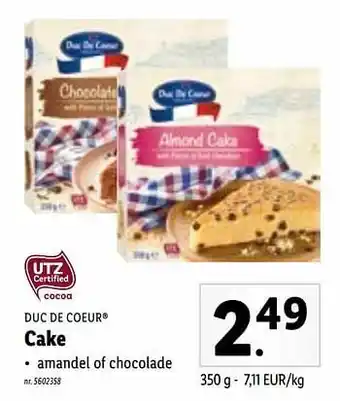 Lidl Cake aanbieding