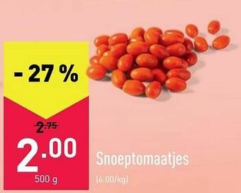 ALDI Snoeptomaatjes aanbieding