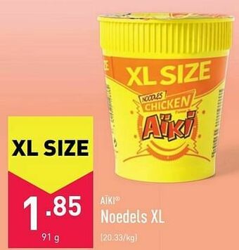 ALDI Noedels xl aanbieding