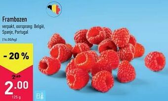 ALDI Frambozen aanbieding