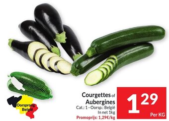 Intermarché Courgettes of Aubergines aanbieding