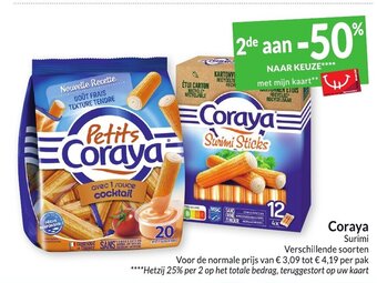 Intermarché Coraya Surimi Verschillende Soorten aanbieding