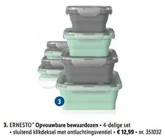 Lidl Opvouwbare bewaardozen aanbieding