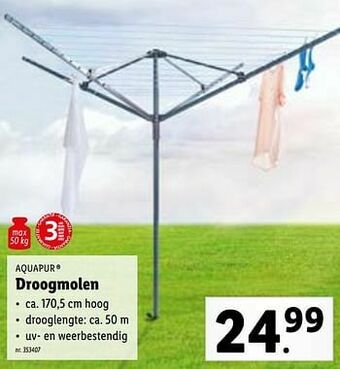 Lidl Droogmolen aanbieding