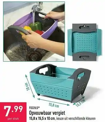 ALDI Opvouwbaar vergiet aanbieding