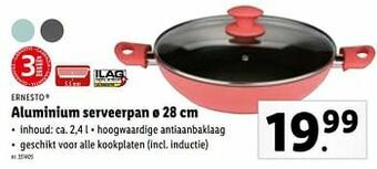 Aluminium serveerpan