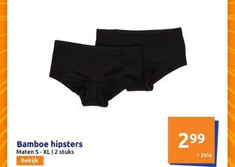 Action Bamboe hipsters aanbieding
