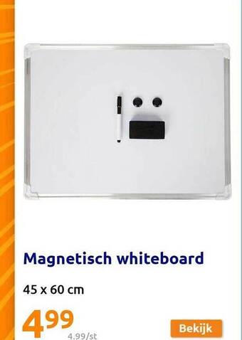 Action Magnetisch whiteboard aanbieding