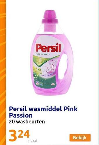 Action Persil wasmiddel pink passion aanbieding