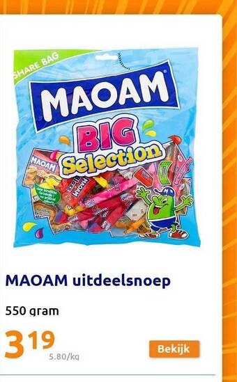 Action Maoam uitdeelsnoep aanbieding