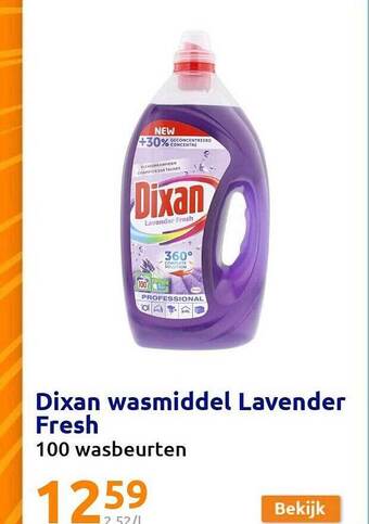 Action Dixan wasmiddel lavender fresh aanbieding