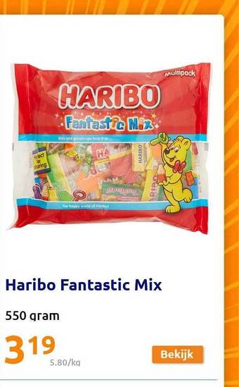 Action Haribo fantastic mix aanbieding