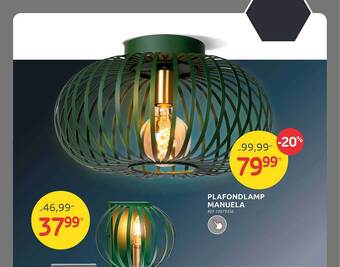Brico Plafondlamp manuela aanbieding