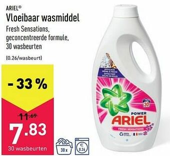ALDI Vloeibaar wasmiddel aanbieding