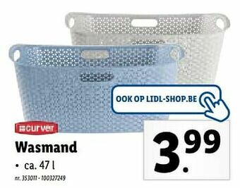 Lidl Wasmand aanbieding