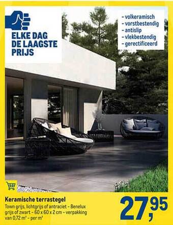 Makro Keramische terrastegel aanbieding