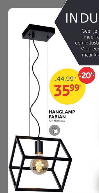 Brico Hanglamp fabian aanbieding