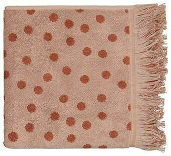 HEMA HEMA Handdoek - 50 X 100 - Zware Kwaliteit - Bruin Gestipt aanbieding