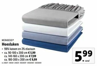 Lidl Hoeslaken aanbieding