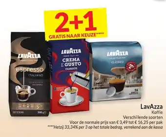 Intermarché LavAzza Koffie Verschillende Soorten aanbieding