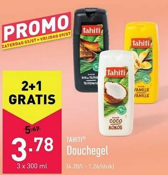 ALDI Douchegel aanbieding