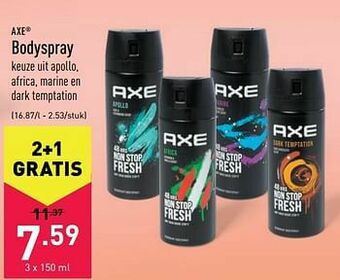 ALDI Bodyspray aanbieding