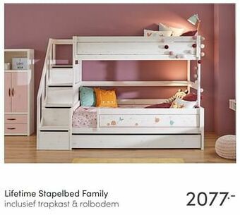 Baby & Tiener Lifetime stapelbed family aanbieding