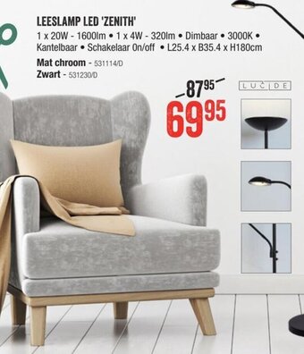 HandyHome Leeslamp LED Zenith aanbieding