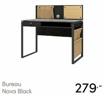 Baby & Tiener Bureau nova black aanbieding