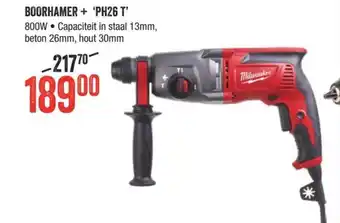Milwaukee Boorhamer + Ph26 T
