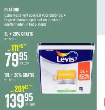 HandyHome Levis Plafond 5L + 20% Gratis aanbieding