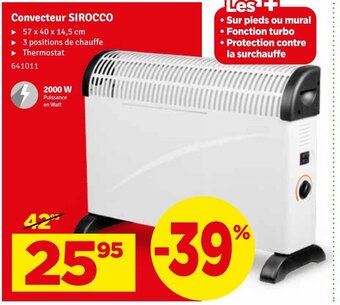Convecteur Sirocco