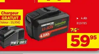 Batterie Li-Ion 4 Ah