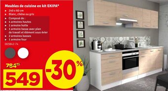 Meubles de Cuisine en Kit Ekipa
