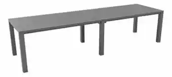 Dreamland Keter Allibert tuintafel Julie Double Graphite 295 x 90 cm aanbieding