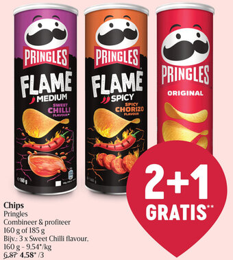 Delhaize Chips Pringles aanbieding