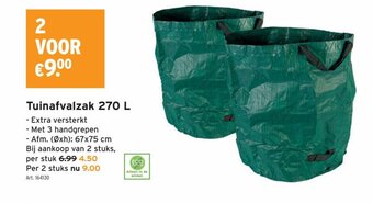 GAMMA Tuinafvalzak 270l aanbieding