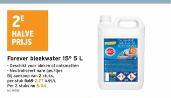 GAMMA Forever bleekwater 15° 5l aanbieding