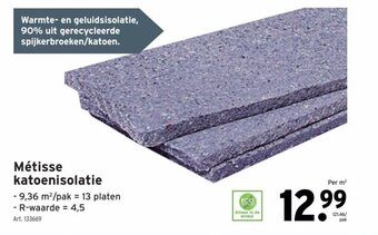 GAMMA Metisse katoenisolatie aanbieding