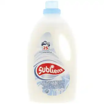 Action Subliem wasmiddel Fijn Wit aanbieding