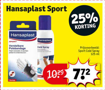 Kruidvat Hansaplast sport aanbieding