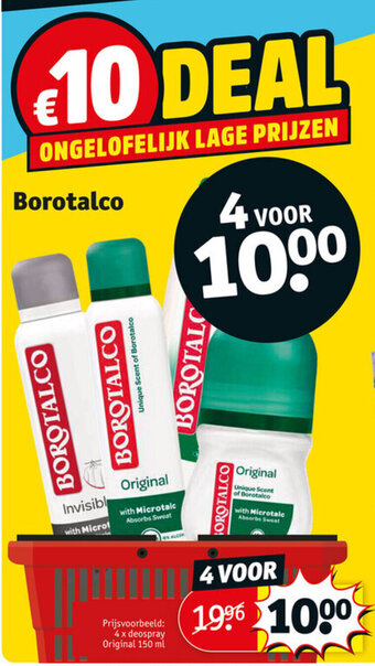 Kruidvat Borotalco aanbieding